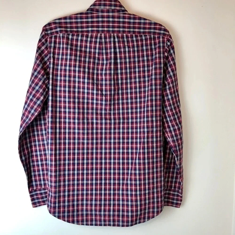 J.Crew | Red Plaid Button Down Shirt XS
